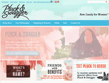 Tablet Screenshot of pluckandswagger.com